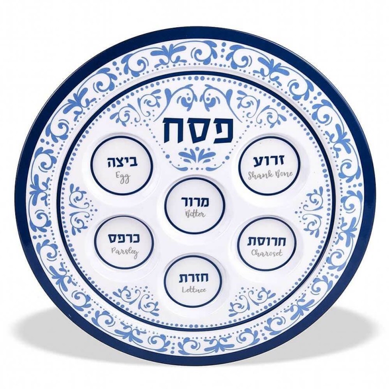 פלטת הסדר לפסח מלמין מתקופת הרנסנס | פסח | יוּדָאִיקָה